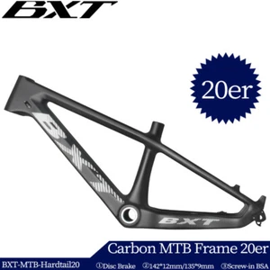 Vollkohlefaser MTB Rahmen Kinder Mountainbike 20er ultraleichte Fahrradrahmen - Bild 1 von 14