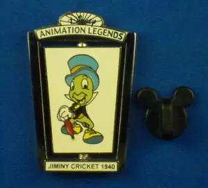 Jiminy Cricket Disney Animation Legends Series #4 Spinner Disney Pin # 10801 - Picture 1 of 4