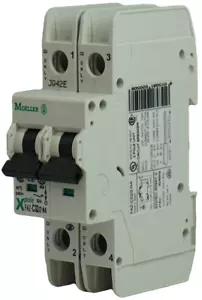 Moeller FAZ-C32/2-NA 32A Leistungsschalter Panel Busschiene Schweißmotor Kompressor - Bild 1 von 5