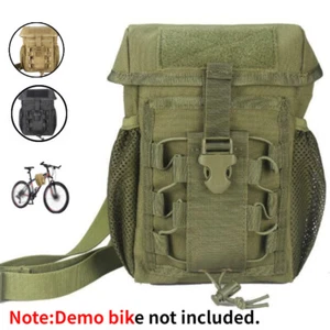 Front Cycling Pack Bicycle Tactical Accessories Bag Handlebar Bike Rear Frame - Picture 1 of 18