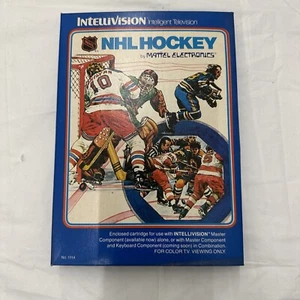 Vintage 1979 Intellivision NHL Hockey Video Game Complete in Box SKU 258 - Picture 1 of 8