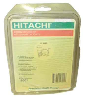 GENUINE Hitachi O-Ring Kit #18001 NV45AB coil roofing nailer NEW NOS - Image 1 of 4