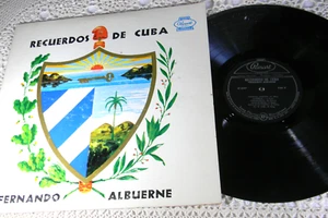 Recuerdos de Cuba Fernando Albuerne Trio Los Cubanitos LP Vinyl PANART 3097 VG - Picture 1 of 6