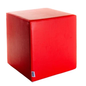 Sitzwürfel Rot Maße: 35 cm x 35 cm x 45 cm - Bild 1 von 4
