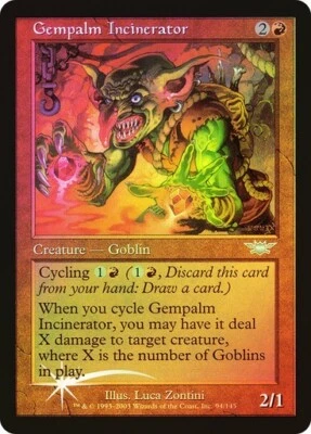 Legions MTG  FOIL  Gempalm Incinerator  Magic - Image 1 of 2