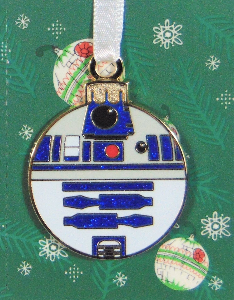 Disney Star Wars Feliz Navidad Vacaciones Droides Adorno R2D2 Prendedor NUEVO LINDO RARO Foto 1 de 1