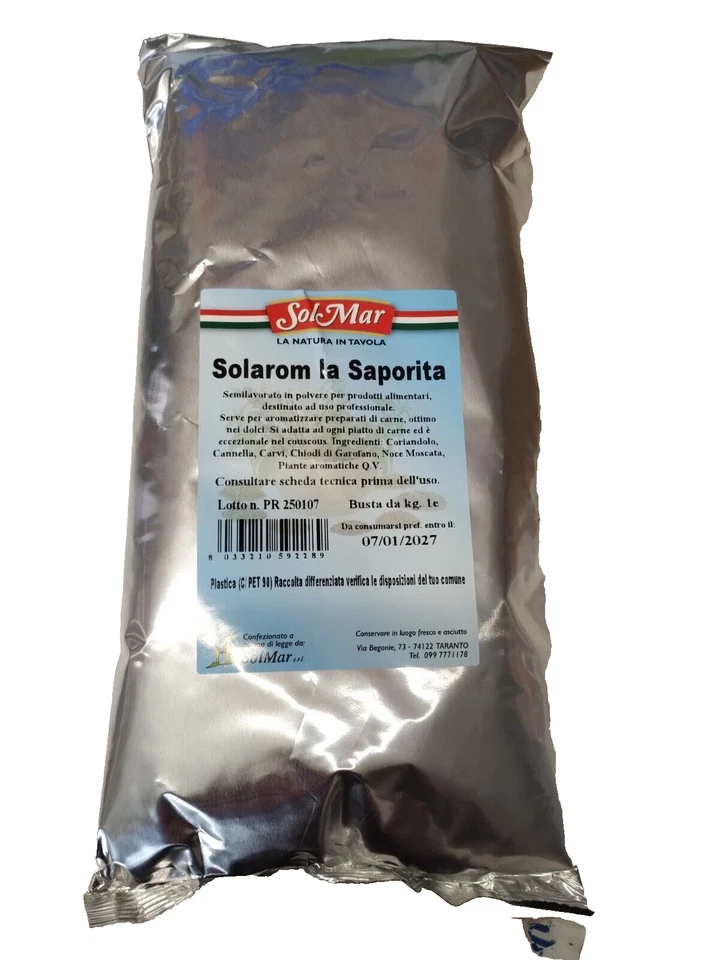 1 Confezione Solmar La Saporita Misto Spezie 1 Kg - Immagine 1 di 1
