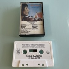 Shoji Tabuchi In Concert Cassette Autographed 1983. Plus Live From Branson Tape!