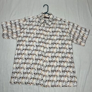 Hawaiian Shirt for men XXL Vintage Tori Richard warhol style tree all over print - Picture 1 of 4