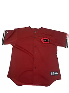 Vintage Majestic Cincinnati Reds Baseball Jersey Size XL Red Made In The USA - Picture 1 of 6