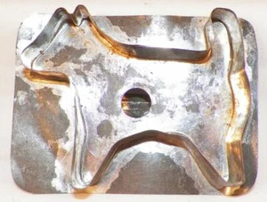 Tin Cookie Cutter Dog Country Kitchen Folk Art Tinsmith Vintage #15 As Is - Picture 1 of 4