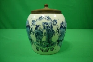 Vintage Delft Tobacco Jar - Picture 1 of 9