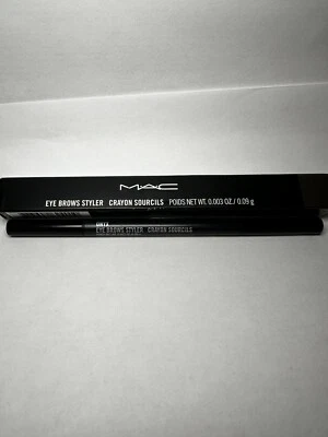 MAC EYE BROWS STYLER Pencil ONYX Black TRUSTED US SELLER! BRAND NEW IN BOX! - Image 1 of 2