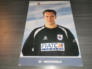 Sander Westerveld Unsigned Real sociedad autograph card