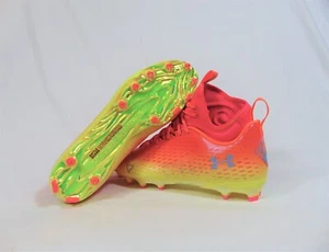 Under Armour Spotlight MC LE Mid "Sherbet" Football Cleats Sz 13 NEW 3025365 800 - Picture 1 of 7