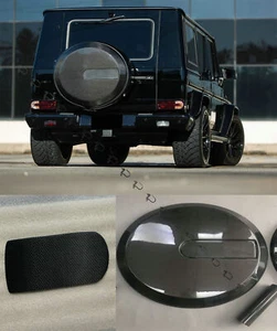 Carbon Fiber Spare Tire Trim Cover for Mercedes W463 G-Class Wagon G500 G55 G63 - Picture 1 of 8