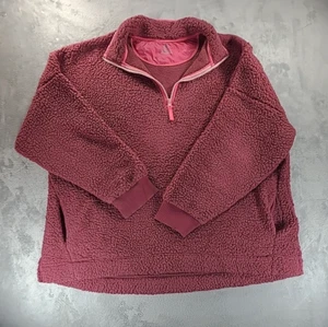 Chaqueta Pullover Aerie Sherpa Cuarto Cremallera Esponjosa Para Mujer XXL Suave De Gran Tamaño Cómoda - Imagen 1 de 11