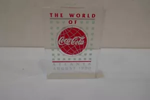 Pubblicità The World of Coca-Cola Atlanta Agosto 1990 Lucite Opening Day - Foto 1 di 3