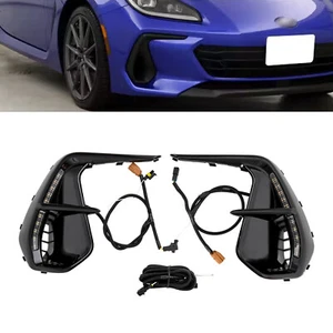 For 2022 2023 Subaru BRZ 2-Door 2pcs Fog Lights Lamps DRL Turn Signal Lamps USA - Foto 1 di 20