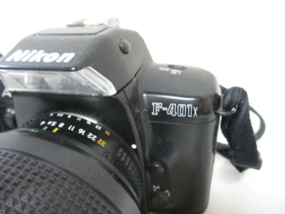 Cámara fotográfica antigua Nikon F401x AF negra AF COMO ESTÁ Foto 1 de 3