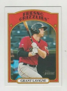 (8) Grant Lavigne 2021 TOPPS HERITAGE MINORS ROOKIE LOT #134 FRESNO GRIZZLIES - Picture 1 of 1