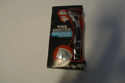 Brand NEW Schick Quattro Titanium Razor W/Trimmer edging blade 93003000 Sealed - Image 1 of 4