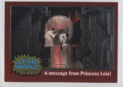 1999 Topps Star Wars Chrome Archives Princess Leia Organa R2-D2 #2 2k3 - Image 1 of 3