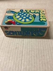 Vintage Schildkrote Aufziehschildkröte Schildkröte Litho Blechspielzeug Gehen Grün Box Schlüssel - Bild 1 von 4