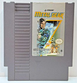 Metal Gear Nintendo Entertainment System NES Konami 1990 PAL Game Module Only