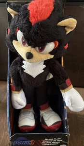 SHADOW DELUXE PELUCHE 13 pollici! Sonic Il Riccio 3 Film NUOVO, scatola danneggiata - Foto 1 di 7