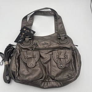 Angel Kiss Schultertasche Crossbody Hobo Bag Handtasche NEU Pewter - Bild 1 von 8