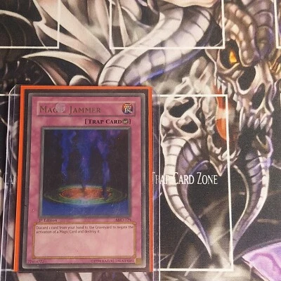 Yugioh Magic Jammer Ultra Rare MRD-128 Near Mint (NM) Faded - Image 1 of 4