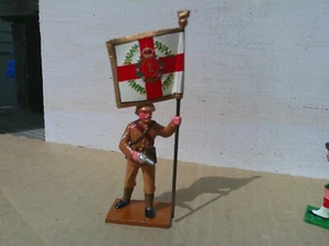 Trophy Wales Miniatures British 1st infantry 1880 flag bearer officer, lead, PP - Picture 1 of 2