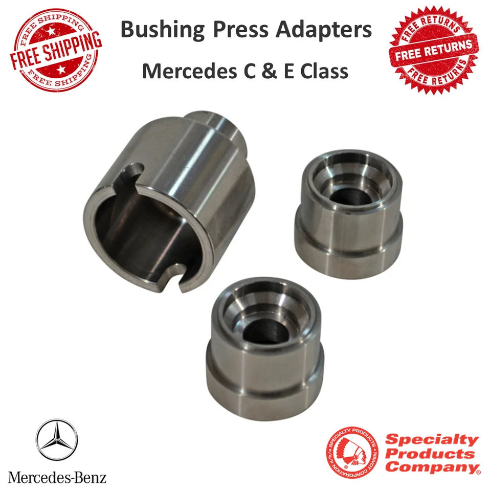SPC | Rear Bushing Press Adapters Fits 03-21 Mercedes-Benz C & E Class | #76000 - Image 1 of 4