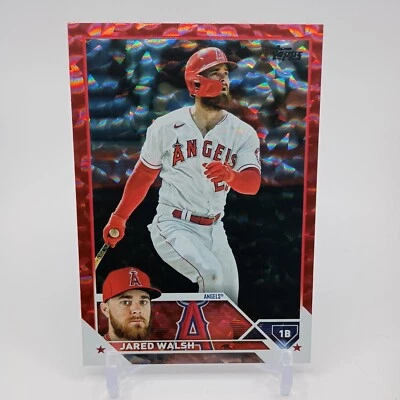 2023 Topps Jared Walsh Red Foil /199 Rare Team Color Match SSP  - Image 1 of 3