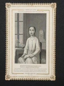 holly card santino merlettato canivet LETAIL PL 354 RELIGIONE CHATOLICA - Foto 1 di 2