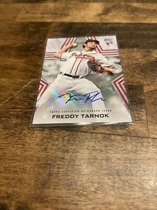 2023 Topps Series 1 Freddy Tarnok Baseball Stars Auto #BSA-FRT Braves Rookie RC - Picture 1 of 2