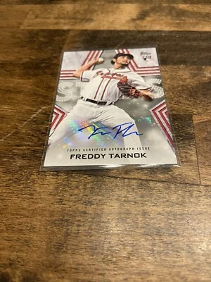 2023 Topps Series 1 Freddy Tarnok Baseball Stars Auto #BSA-FRT Braves Rookie RC - Image 1 of 2