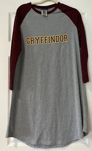 HARRY POTTER Gryffindor Long Sleeve Sleepshirt YOUTH 18-20 - Picture 1 of 6