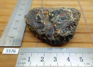 Bloc grosse AMBRE NOIR pierre brute naturelle XL 18g USA lithotherapie reiki - Imagen 1 de 7