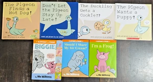 Mo Willems Elephant & Piggie / Pigeon 7 Lot Picture Books HC / SC Free Shipping - Imagen 1 de 5