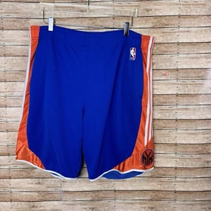 New York Knicks Adidas NBA Sport Shorts - Large Blue Polyester - Picture 1 of 5