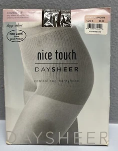 Sears, Roebuck ~ Nice Touch_Day Sheer  Size B PANTYHOSE "Hug-Alon" Gentle Brown - Picture 1 of 4