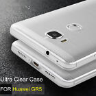 Clear Soft Tpu Gel Jelly Back Case For Huawei Gr5 / Honor 5X Free Screen Guard