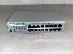 Allied Telesis AT-GS900/16 External 16-Port Unmanaged Gigabit Ethernet Switch - Picture 1 of 3