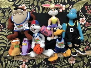 1996 McDonald’s Looney Toons Space Jam Plush Toys - Full Set w/ Accessories NWOT - Picture 1 of 5