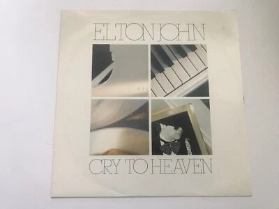 ELTON JOHN CRY TO HEAVEN VINYL 12" SINGLE  RECORD ORIGINAL UK FIRST PRESS Foto 1 de 4