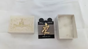 DLR Initiale K Mickey Gesicht Gold Buchstaben & Zahlen mit Kristallen Disney Pin 89304 - Bild 1 von 2