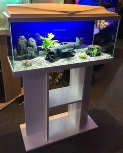 **BRAND NEW** LARGE Fish Tank Aquarium & Stand: Heater, Filter & More Included - Picture 1 of 20