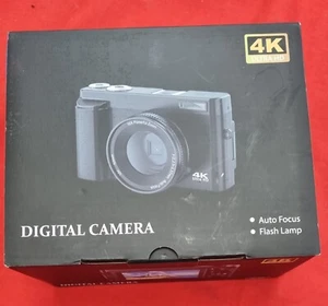 4K Digitalkamera für Fotografie Video Autofokus 48MP Vlogging Kamera (brandneu) - Bild 1 von 3